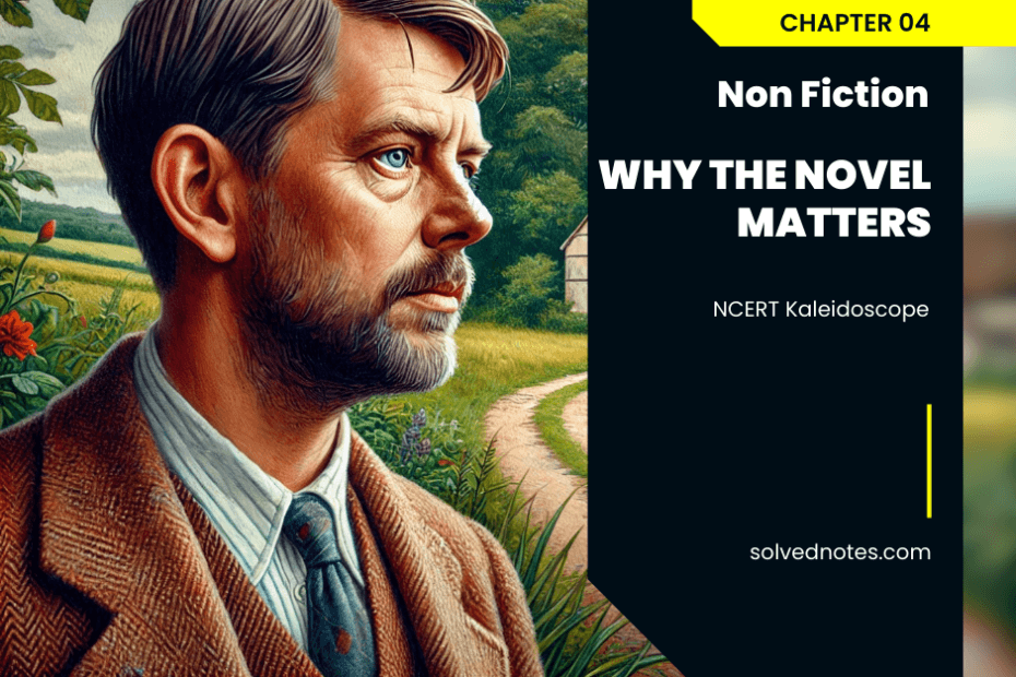 Why The Novel Matters by DH Lawrence