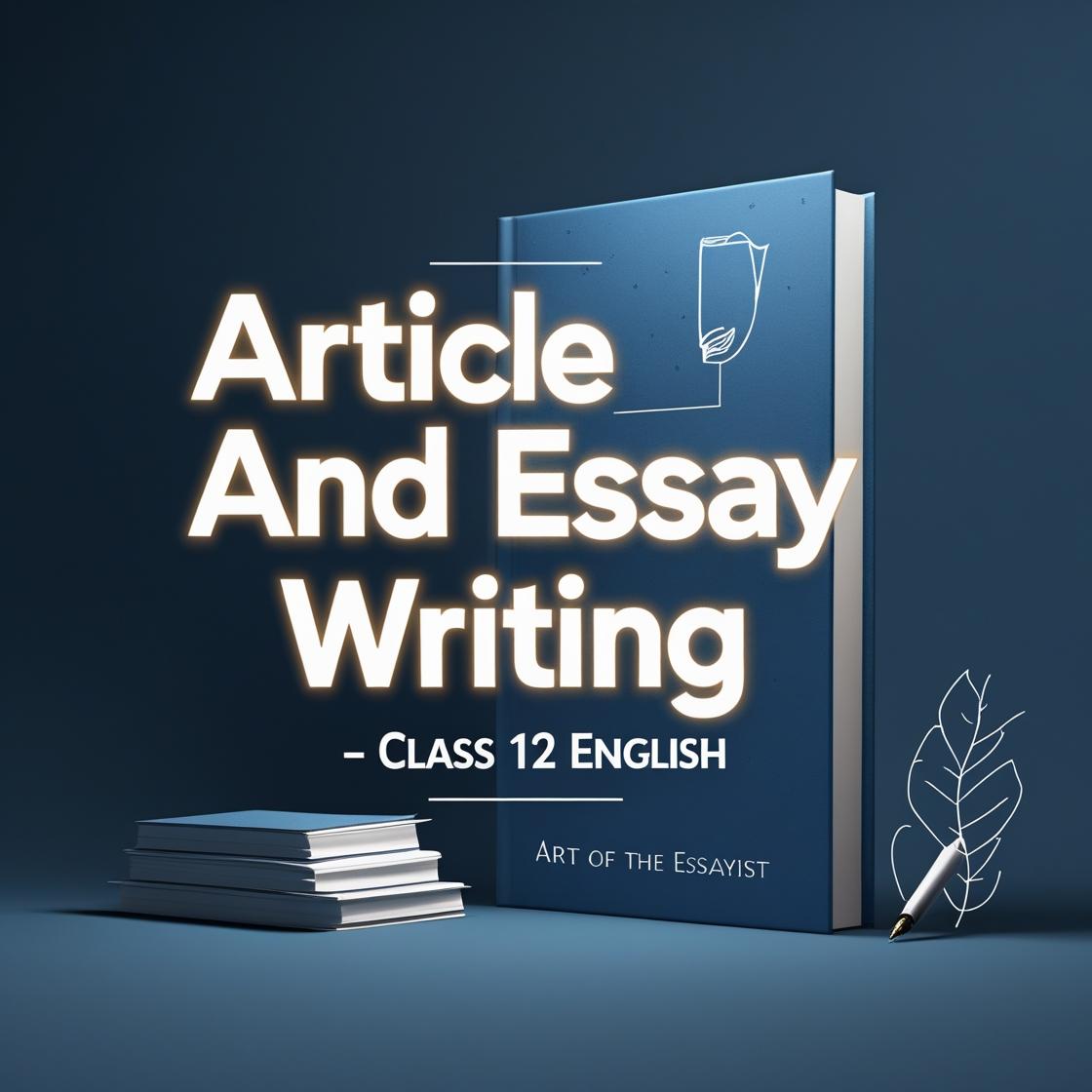 Class XII English Writing Skills - Solved Notes