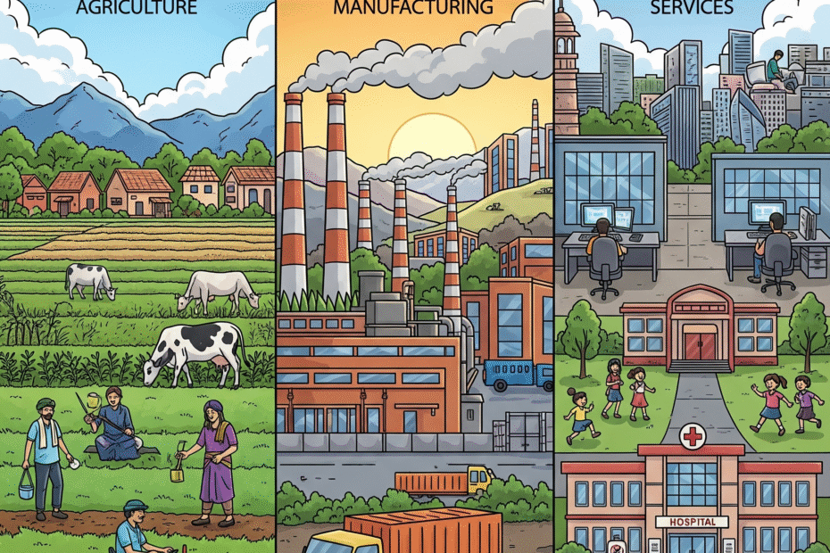 Class 10 Economics CHAPTER - 2 SECTORS OF THE INDIAN ECONOMY